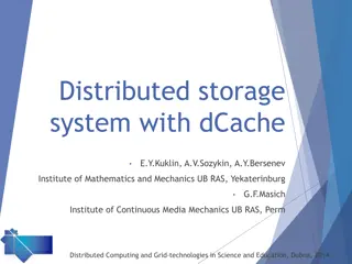 Overview of Distributed Storage System with dCache in High-Performance Computing Environment