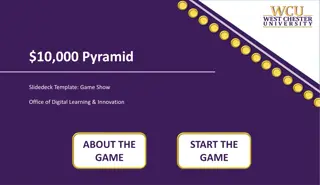 Exciting $10,000 Pyramid Slidedeck Game Show Template