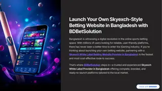 Launch Your Own Skyexch-Style Betting Website in Bangladesh with BDBetSolution
