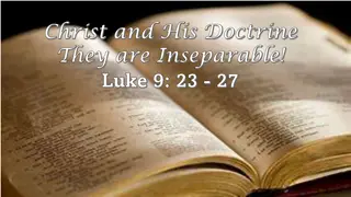 Christ's Doctrine and its Importance