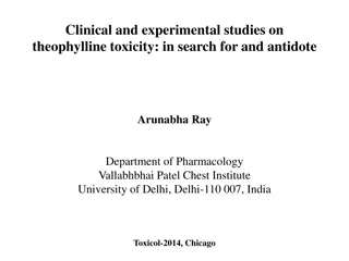 Theophylline Toxicity and Pharmacovigilance Studies