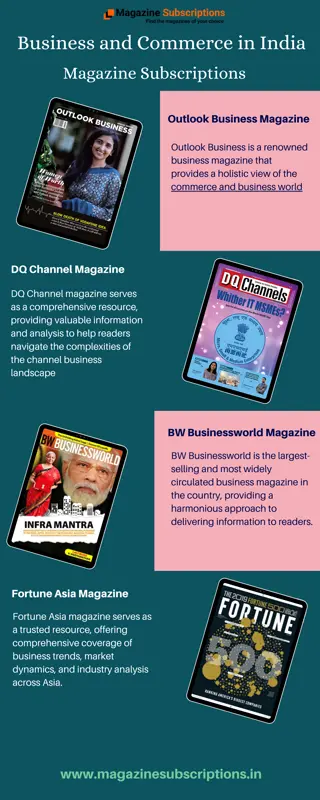 Magazine Subscriptions for Business and Commerce in India
