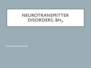 Pediatric Neurotransmitter Diseases Overview