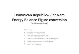 Energy Balance Comparison: Dominican Republic vs. Viet Nam