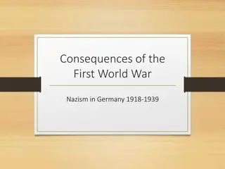 Consequences of First World War & Rise of Nazism in Germany