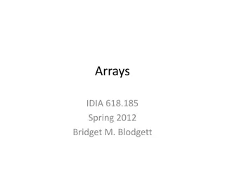 Understanding Arrays in Programming