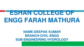 Understanding Hydrology and Its Applications