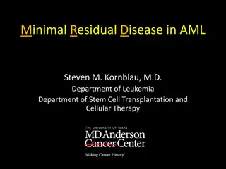 Understanding Minimal Residual Disease in AML