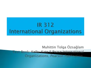 International Organizations and Global Relations
