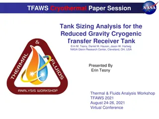 Cryothermal Tank Sizing Analysis for Reduced Gravity Cryogenic Transfer