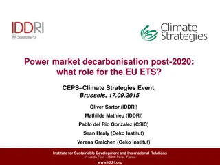 Decarbonisation Post-2020: Role of EU ETS