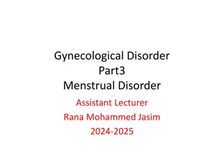 Menstrual Disorders: Types, Symptoms, and Causes