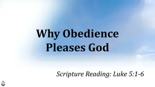 Why Obedience Pleases God - Understanding the Importance of Obedience in Scripture