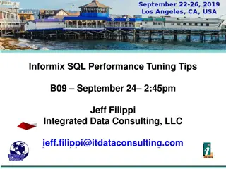 Informix SQL Performance Tips: Improving Database Efficiency