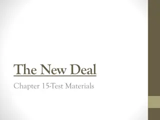 New Deal Chapter 15 Test Materials