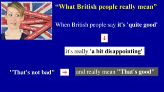 Understanding British Expressions and Biblical Wisdom