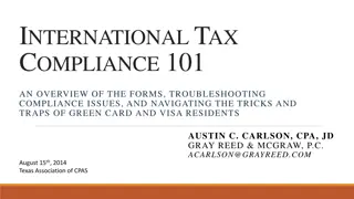 International Tax Compliance Overview