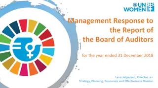 UN-Women 2018 Audit Recommendations Implementation Status
