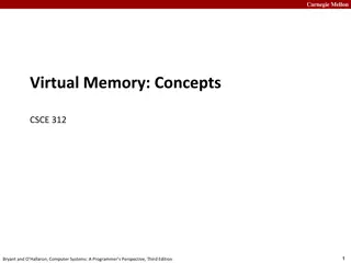 Understanding Carnegie Mellon Virtual Memory Concepts