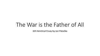 War as the Father of Meaning