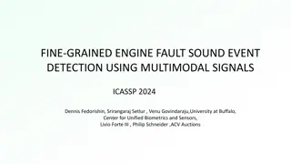 Engine Fault Sound Event Detection using Multimodal Signals