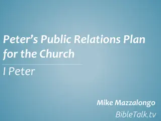 Peters Public Relations Plan for the Church Strategies