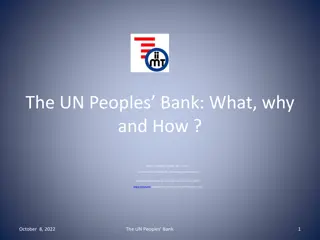 Understanding the UN Peoples Bank for Sustainable Development
