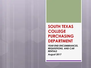 College Purchasing Department Year-End Procedures