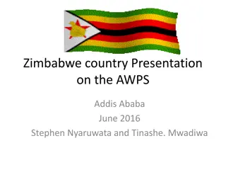 Zimbabwe Country Presentation on AWPS in 2016