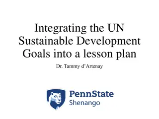 Integrating UN Sustainable Development Goals in SUST 150N