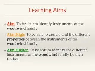 Identifying Instruments of the Woodwind Family