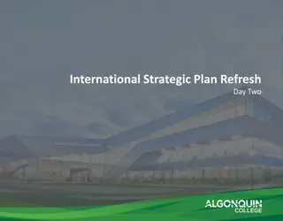 International Strategic Plan Refresh Day Two
