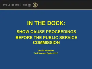 Proceedings Before Public Service Commission