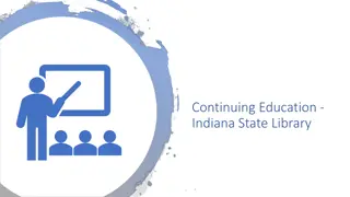Professional Development Opportunities at Indiana State Library