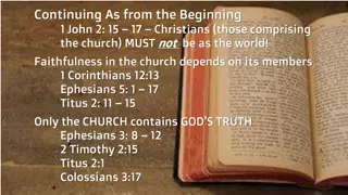 Church's Authority and Truth Unveiled