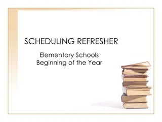 Effective Elementary School Scheduling Tips