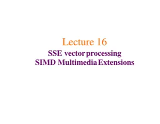 Improving Performance with SIMD Technology