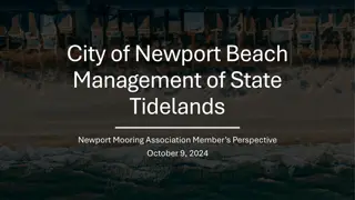 Newport Beach Mooring Association: Management History
