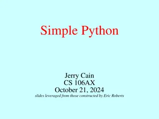 Python Arithmetic Expressions and Types