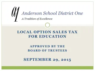 Local Option Sales Tax for Education Approved