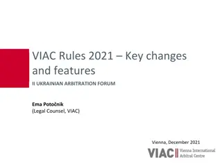 VIAC Rules 2021 Key Changes and Features in Ukrainian Arbitration Forum