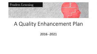 Enhancing First-Year Student Experiences - A Quality Plan