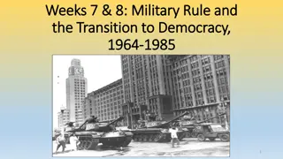 Military Rule and Transition to Democracy 1964-1985
