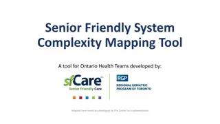Ontario Health Teams Senior-Friendly System Mapping