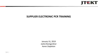Supplier Portal e-PCR Process