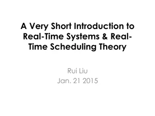 Introduction to Real-Time Systems & Scheduling Theory