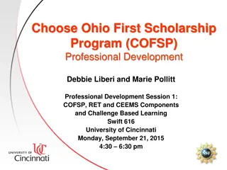 COFSP Professional Development Session Details