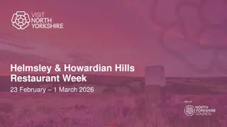 North Yorkshire Restaurant Weeks - Culinary Delights and Deals
