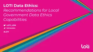 Local Government Data Ethics Recommendations & Principles