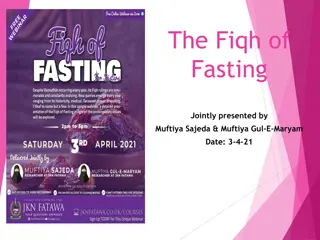 Understanding the Fiqh of Fasting